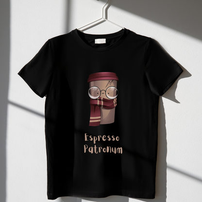 Female T-Shirt Black- espresso patronum