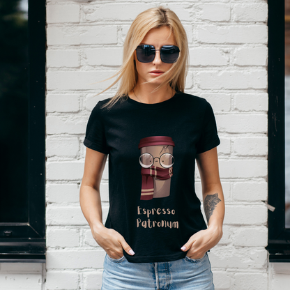 Female T-Shirt Black- espresso patronum